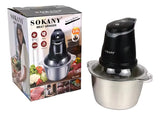 Picadora Eléctrica de Acero Inoxidable Sokany SK-7020