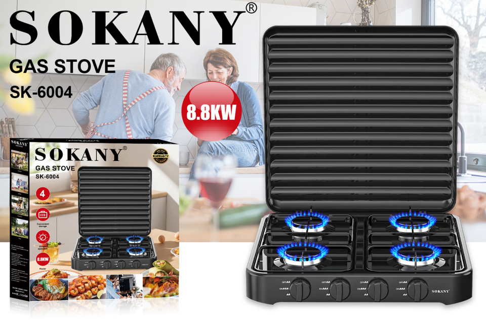Estufa de Gas Portátil SOKANY SK-6004