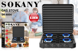 Estufa de Gas Portátil SOKANY SK-6004