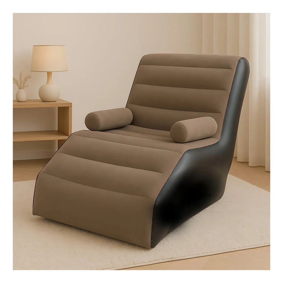 Sofá Inflable Portátil con Reposabrazos