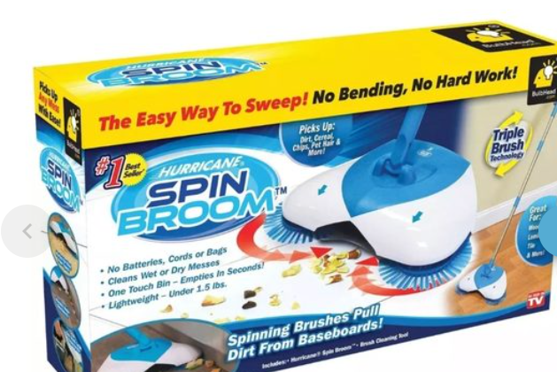 Escoba Barredora Ciclónica Hurricane Spin Broom 360°