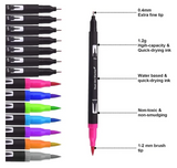 MARCADORES DOBLE PUNTA X120 ESTUCHE DUAL