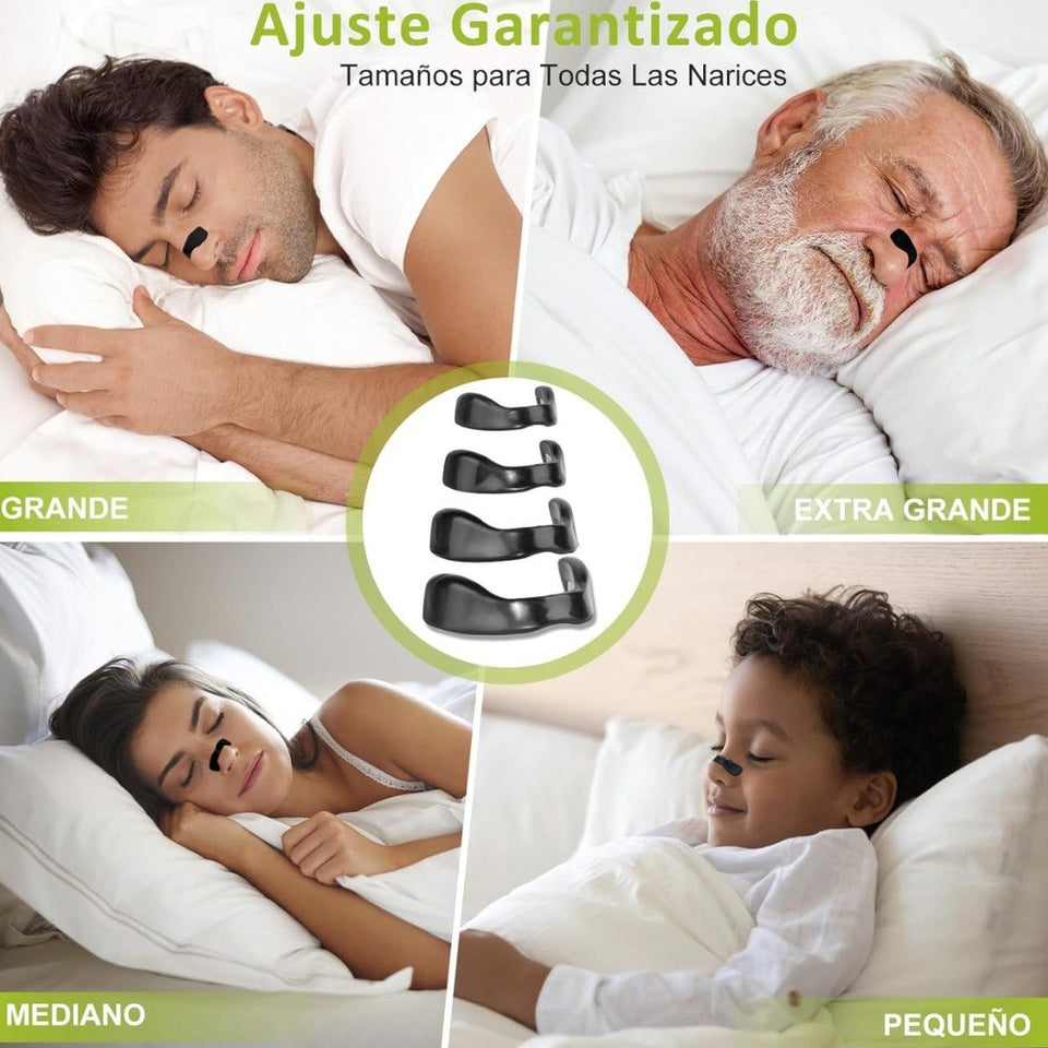 KIT CLIP NASAL MAGNÉTICO + CINTAS ANTI RONQUIDOS X90