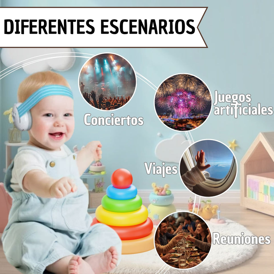 PROTECTOR AUDITIVO PARA BEBÉS 0-4 AÑOS