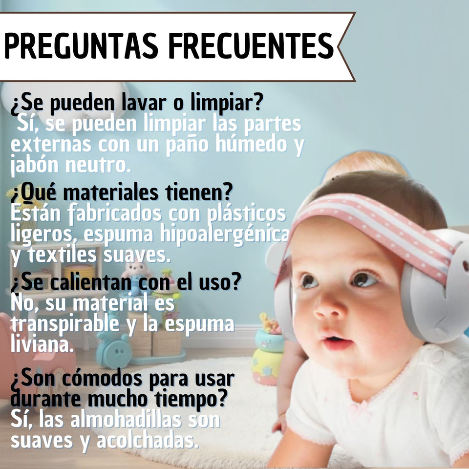 PROTECTOR AUDITIVO PARA BEBÉS 0-4 AÑOS