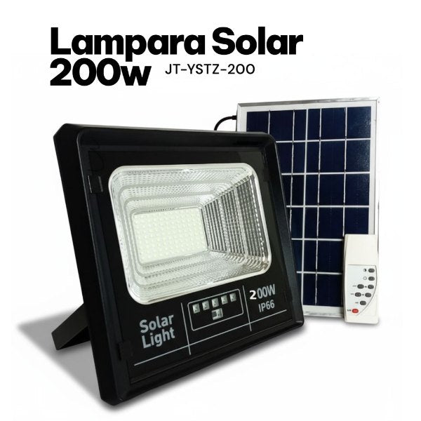 Panel Solar 200W con Luz LED