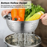 Lavabo Multifuncional de Acero Inoxidable 4 en 1 con Colador y Rallador