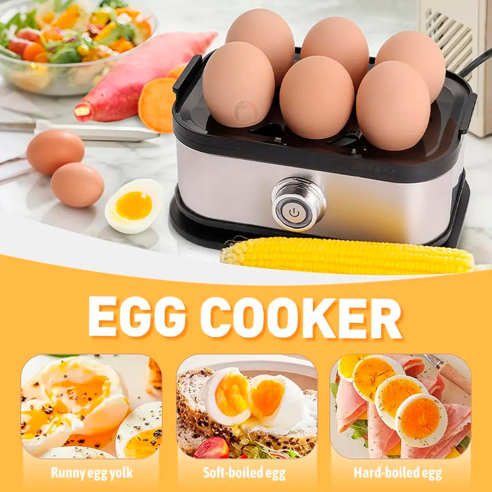 Hervidor de huevos inteligente 7 en 1 con apagado automático