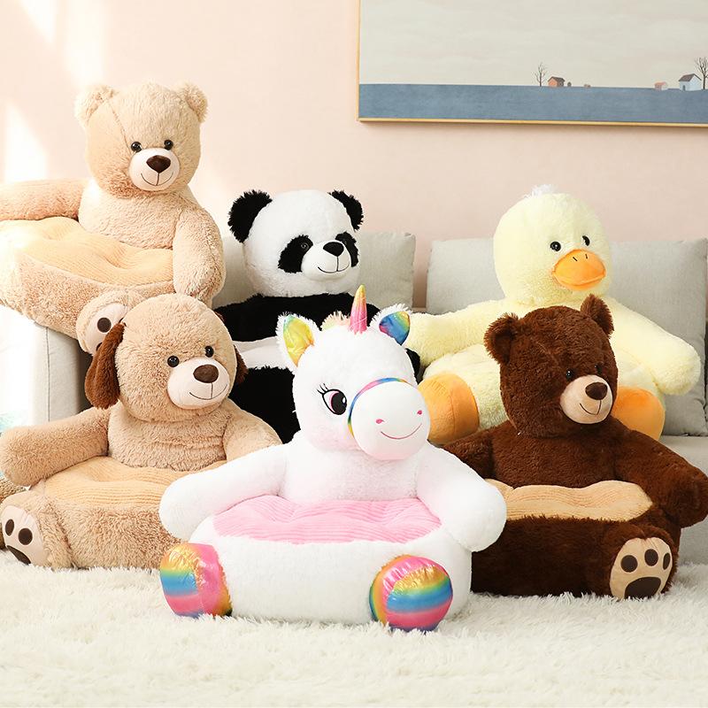 Sillón Infantil de Peluche con Diseño de Animal
