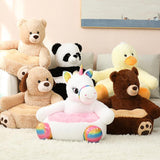 Sillón Infantil de Peluche con Diseño de Animal