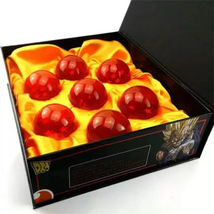 Set de 7 Esferas del Dragón Dragon Ball Z de Cristal con Estuche Premium