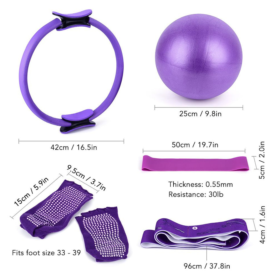 Kit Premium de Yoga y Pilates para Entrenamiento en Casa