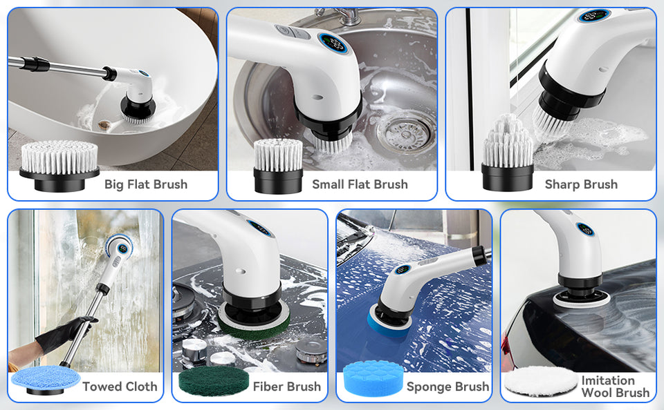 Cepillo De Limpieza 9 En 1