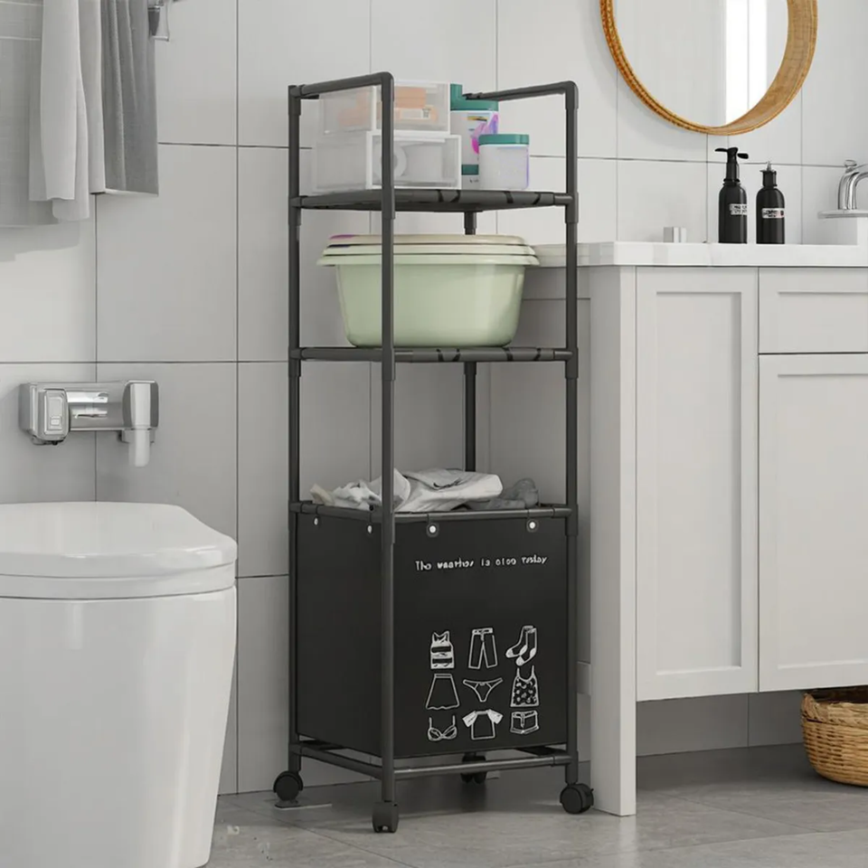 Estante Almacenamiento Cesto Ropa Sucia