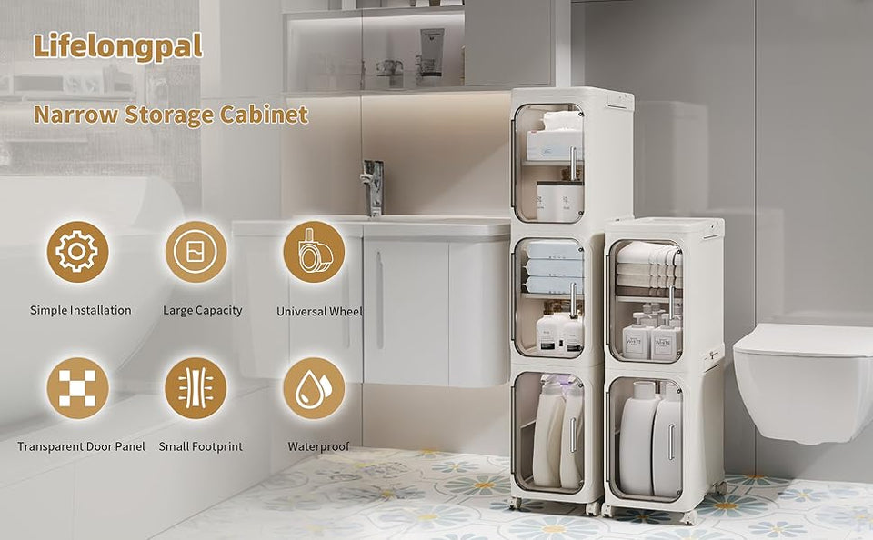 Organizador Desarmable  Con Ruedas De 4 Niveles