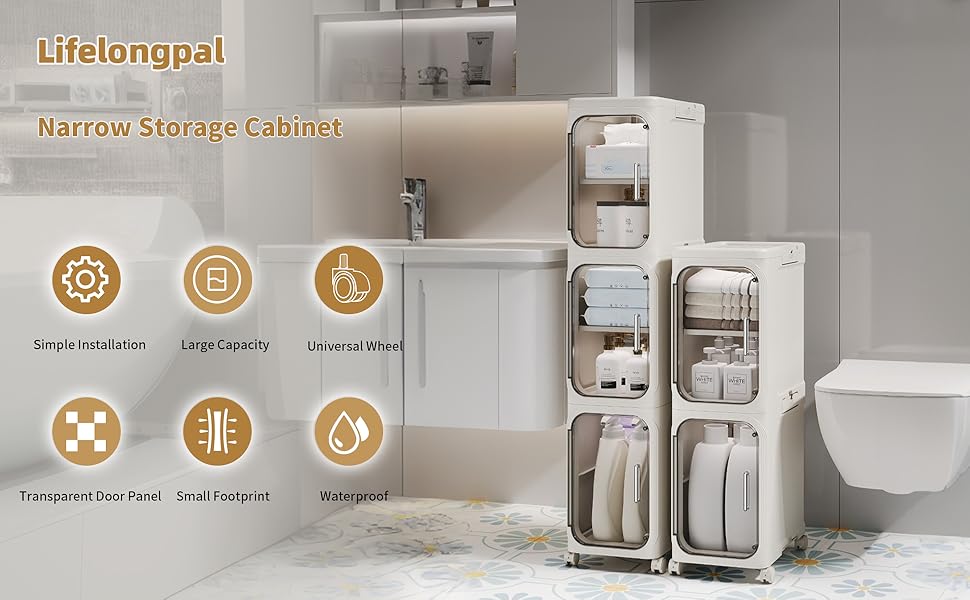 Organizador Desarmable  Con Ruedas De 4 Niveles