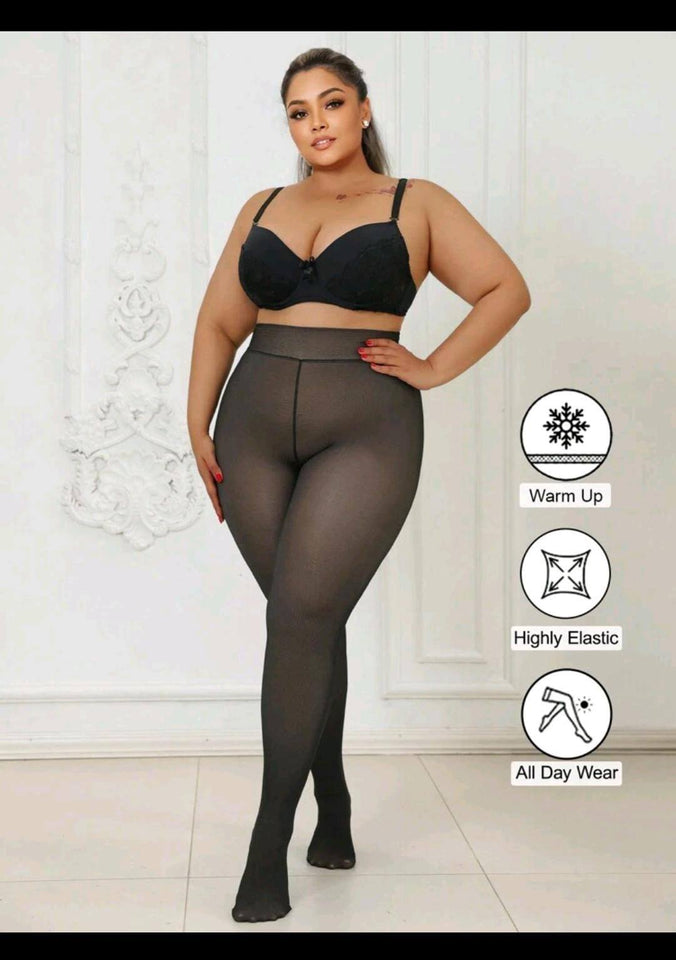 Medias Térmicas De Forro Polar Translucida