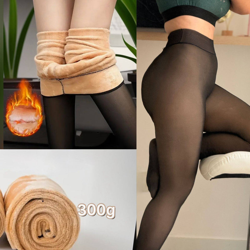 Medias Térmicas De Forro Polar Translucida