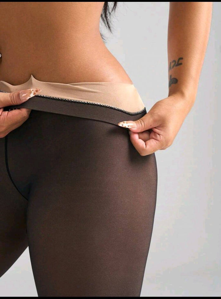 Medias Térmicas De Forro Polar Translucida