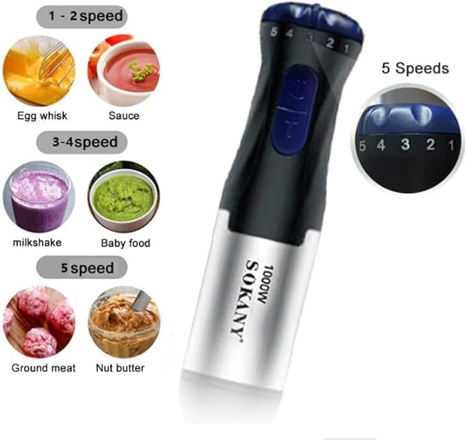 Batidora De Mano Sokany 4 En 1