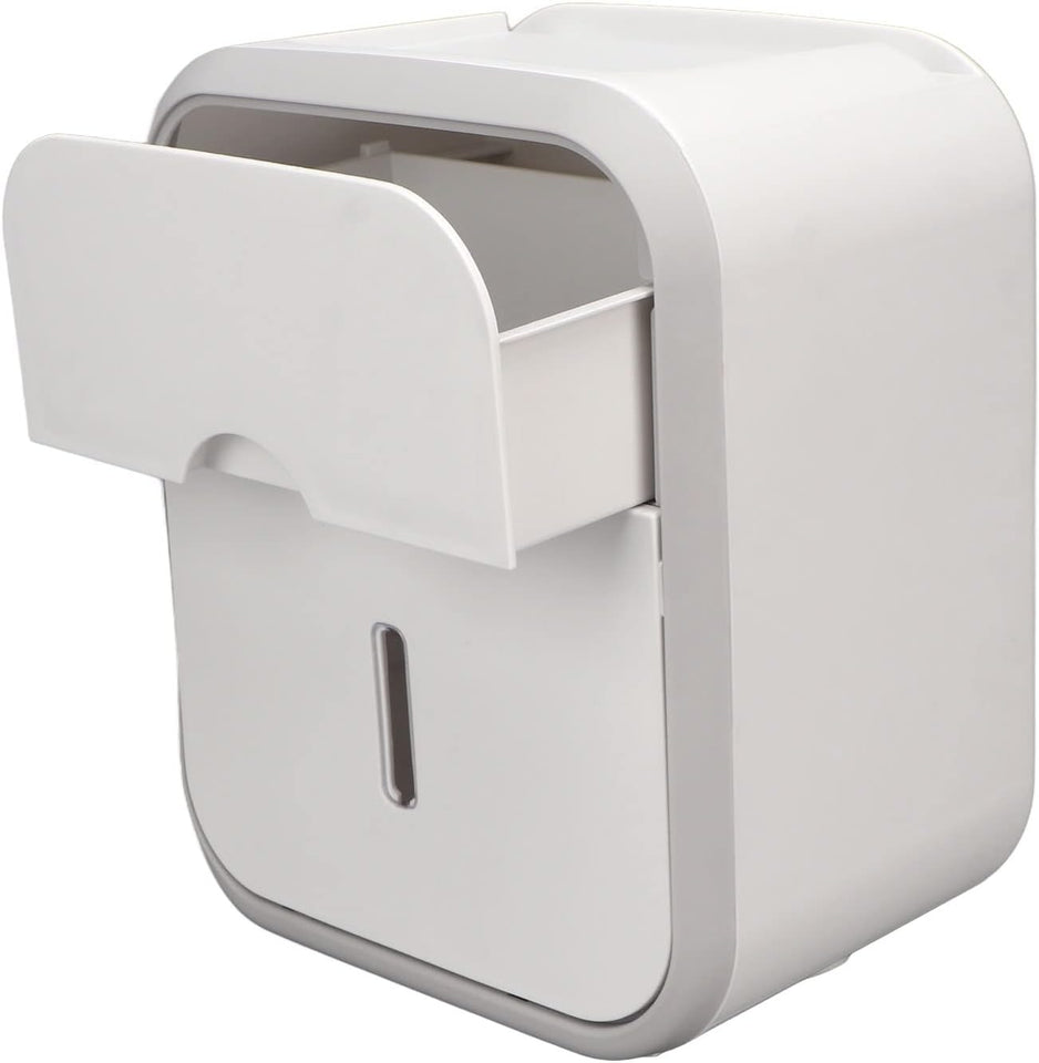 soporte de papel higiénico con almacenamiento