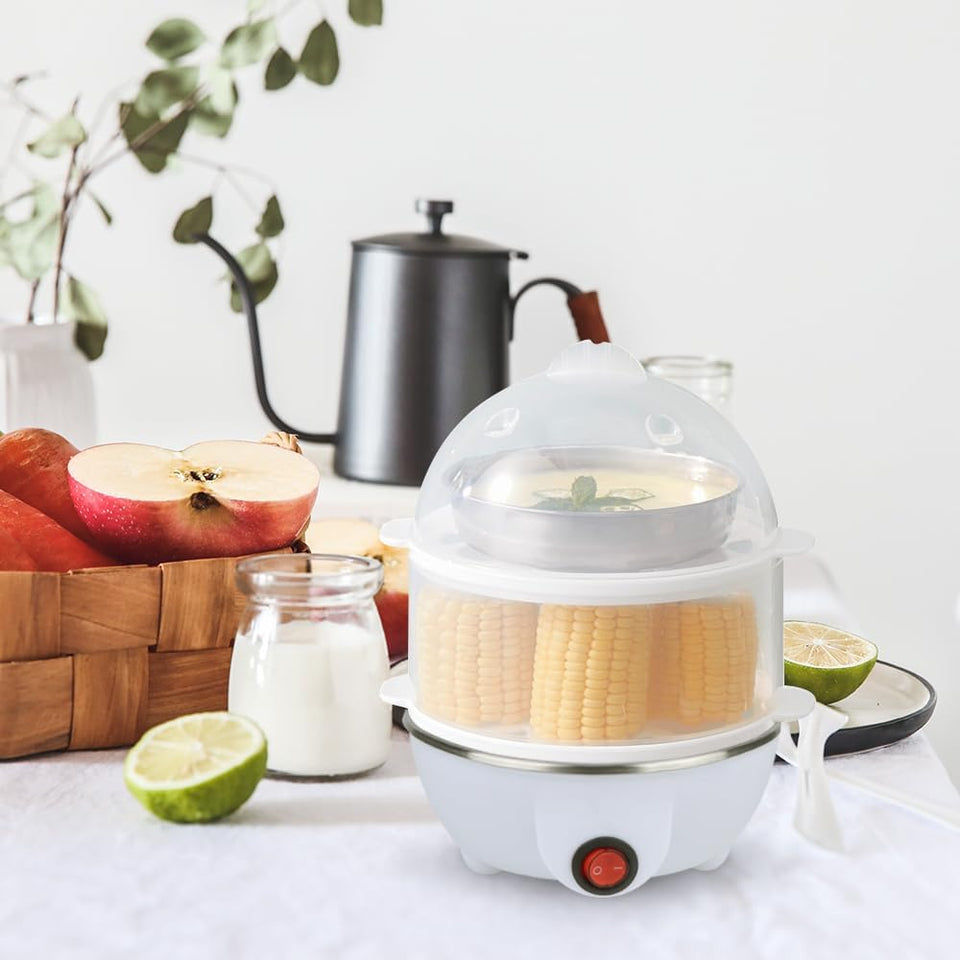 Hervidor Eléctrico de Huevos 2 Niveles para 14 Huevos