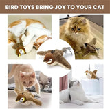 Juguete Interactivo de Pájaro Electrónico para Gatos