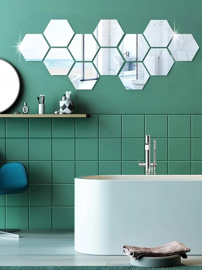 Espejos Hexagonales 30 Unidades