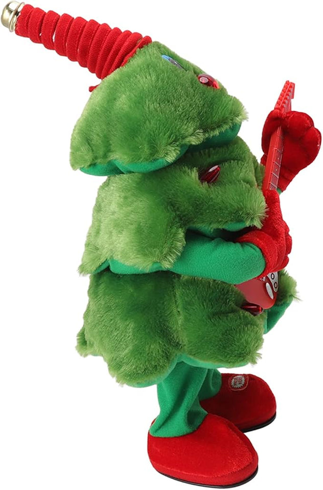 Árbol de Navidad de Peluche que Canta, Baila, Se Ilumina y Repite tu Voz