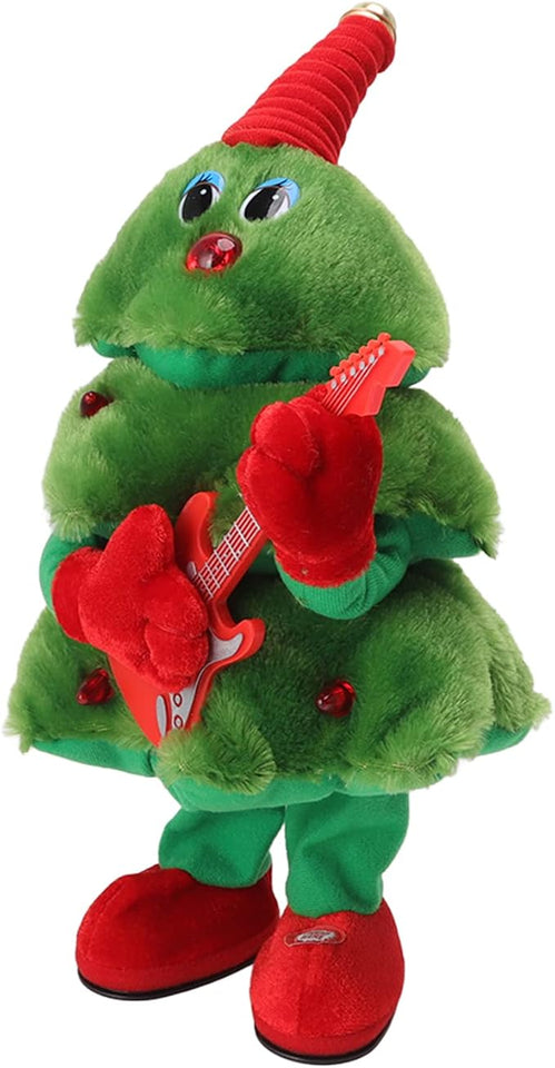 Árbol de Navidad de Peluche que Canta, Baila, Se Ilumina y Repite tu Voz