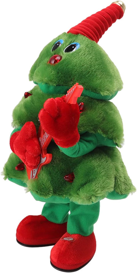 Árbol de Navidad de Peluche que Canta, Baila, Se Ilumina y Repite tu Voz