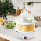 Hervidor Eléctrico de Huevos 2 Niveles para 14 Huevos
