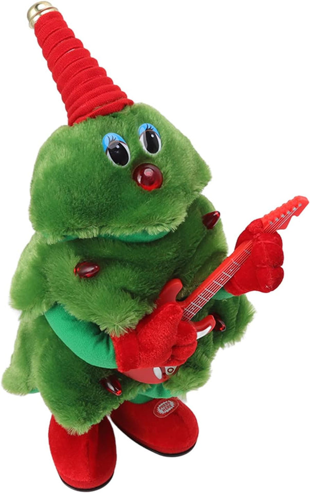 Árbol de Navidad de Peluche que Canta, Baila, Se Ilumina y Repite tu Voz