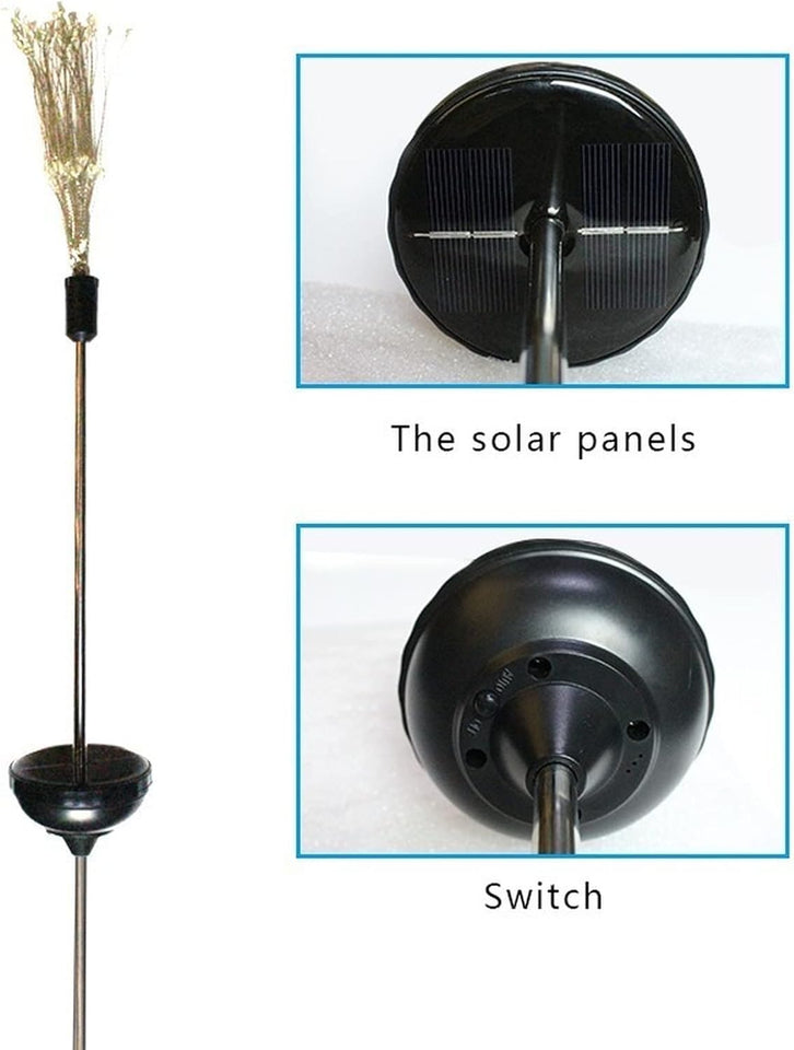 Luces Erizo X2 Solares para Jardín