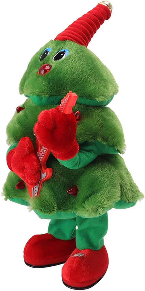 Árbol de Navidad de Peluche que Canta, Baila, Se Ilumina y Repite tu Voz