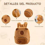 Mochila Capibara Afelpada Kawaii