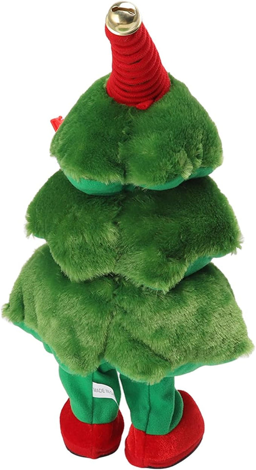 Árbol de Navidad de Peluche que Canta, Baila, Se Ilumina y Repite tu Voz