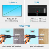 Soporte de Pared  para TV de 32 a 60 Pulgadas