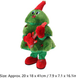 Árbol de Navidad de Peluche que Canta, Baila, Se Ilumina y Repite tu Voz