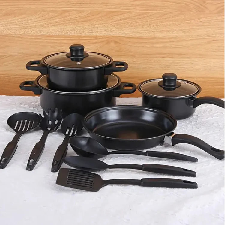 Juego De Ollas Y Utensilios 13 Piezas