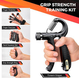 Kit de Entrenamiento para Fuerza de Agarre de Mano y Antebrazo 5 Piezas