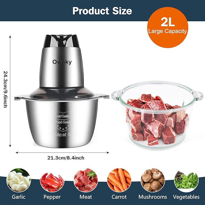 Procesador De Alimentos, 2 Lt