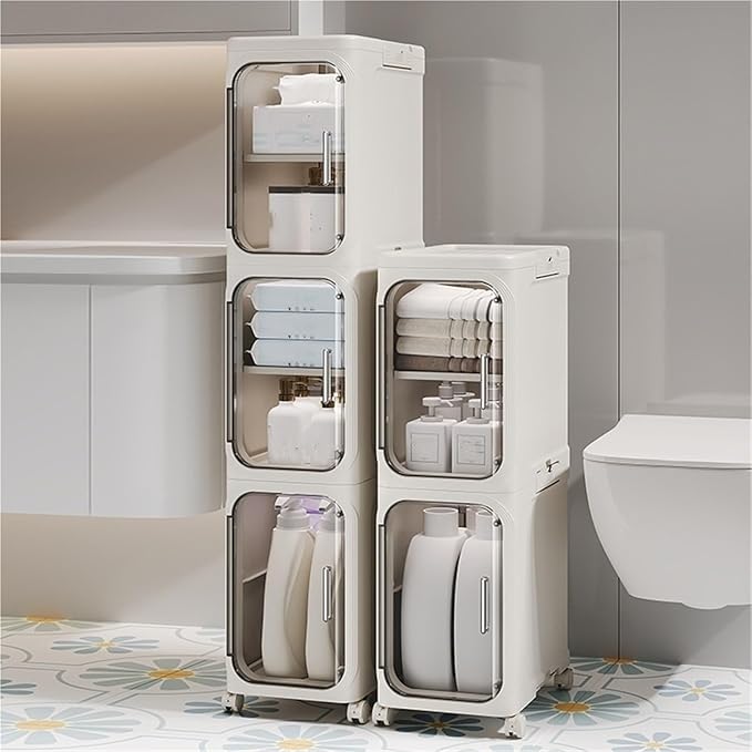 Organizador Desarmable  Con Ruedas De 4 Niveles