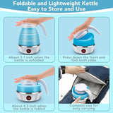 Tetera Eléctrica Plegable Portátil de Viaje 600 ml