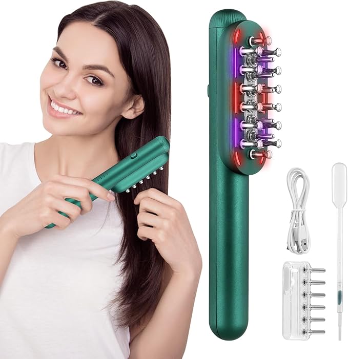 Cepillo Capilar con Terapia LED