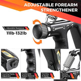 Kit de Entrenamiento para Fuerza de Agarre de Mano y Antebrazo 5 Piezas