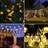 Cadena de Luces Solar para Decoración Exterior