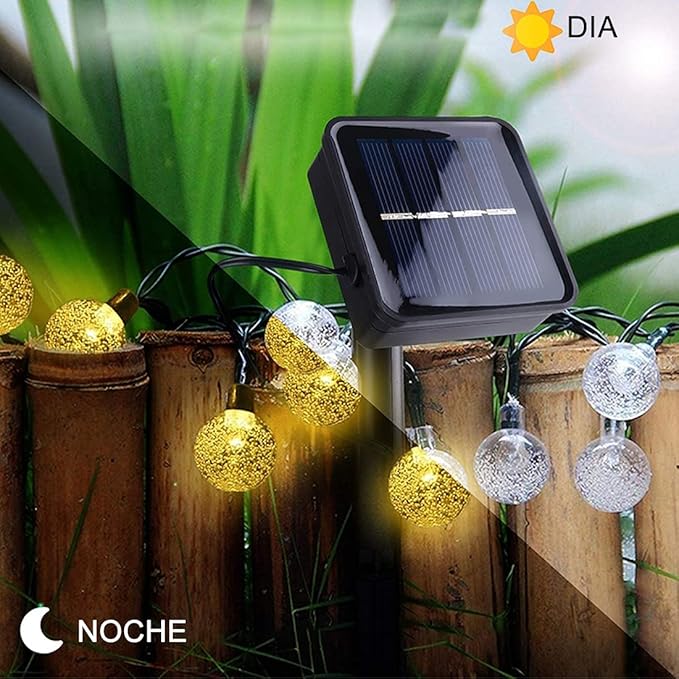 Cadena de Luces Solar para Decoración Exterior