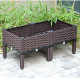 Cama De Jardin Elevada 3 Puestos
