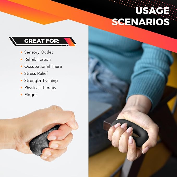 Kit de Entrenamiento para Fuerza de Agarre de Mano y Antebrazo 5 Piezas